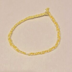 Hand Crafted Yellow Bracelet